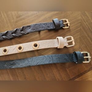 Torrid Size 1 set of 3 faux leather belts